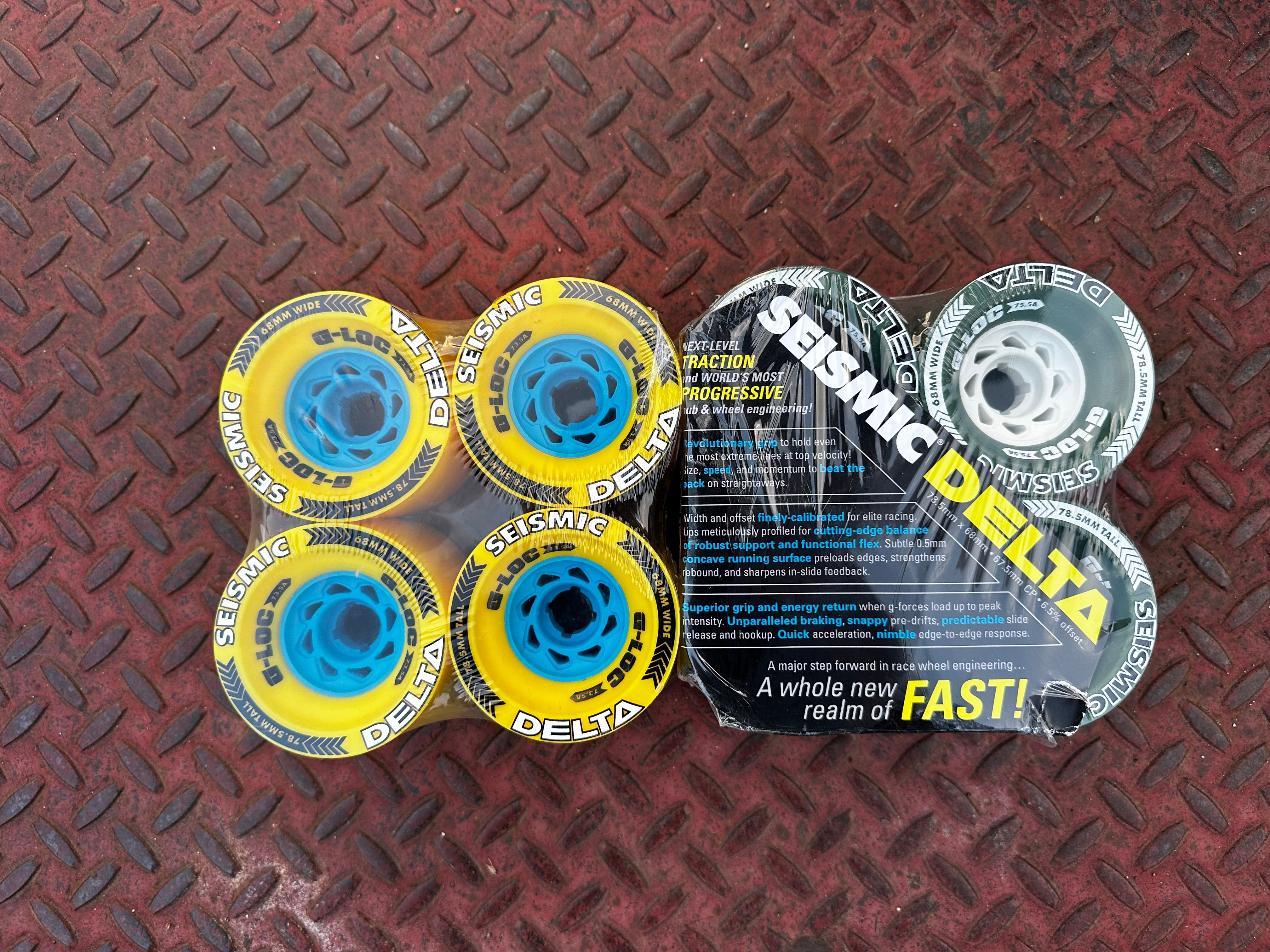 Seismic Delta - G Lock Wheels 78.5 x 68mm – Earthwing Skate